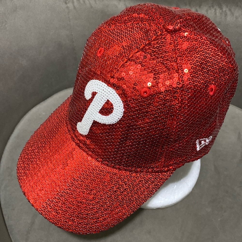 Phillies - Victoriaâs Secret PINK Sequin Cap Baller Hat đ§˘đĽMAKE AN OFFERđĽ - Picture 7 of 13